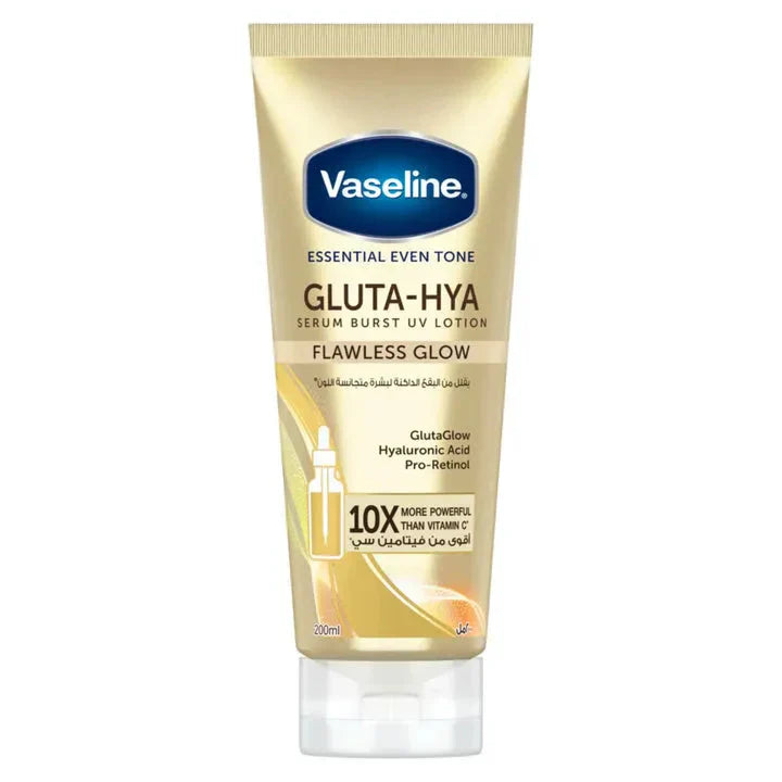 Vaseline Gluta-Hya Serum Burst UV Lotion Flawless Bright