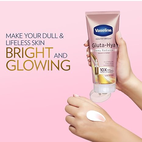 Vaseline Gluta-Hya Serum Burst Lotion Dewy Radiance