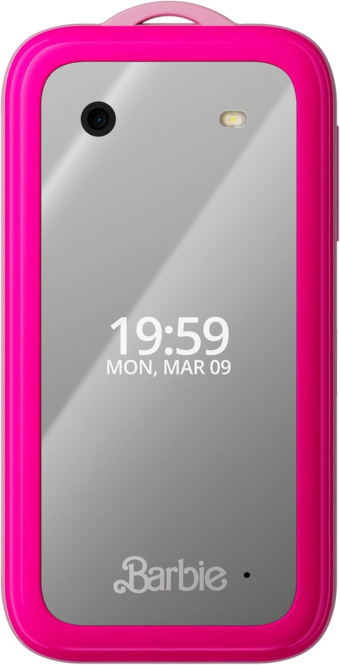 HMD Barbie | Flip | Unlocked | KaiOS | Compatible with All Carriers | Power Pink | US Version