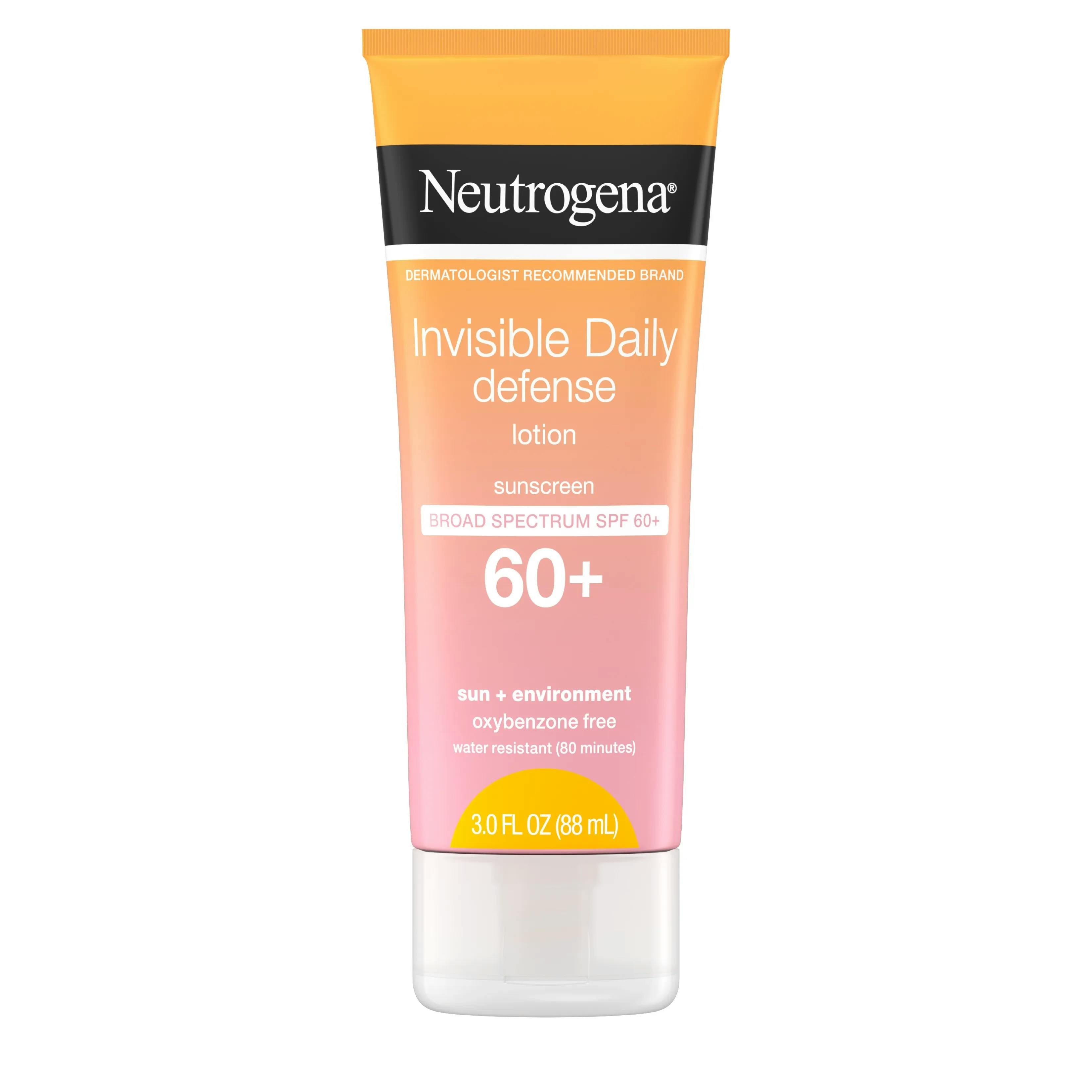 Neutrogena Invisible Daily Defense Sunscreen Lotion SPF 60+