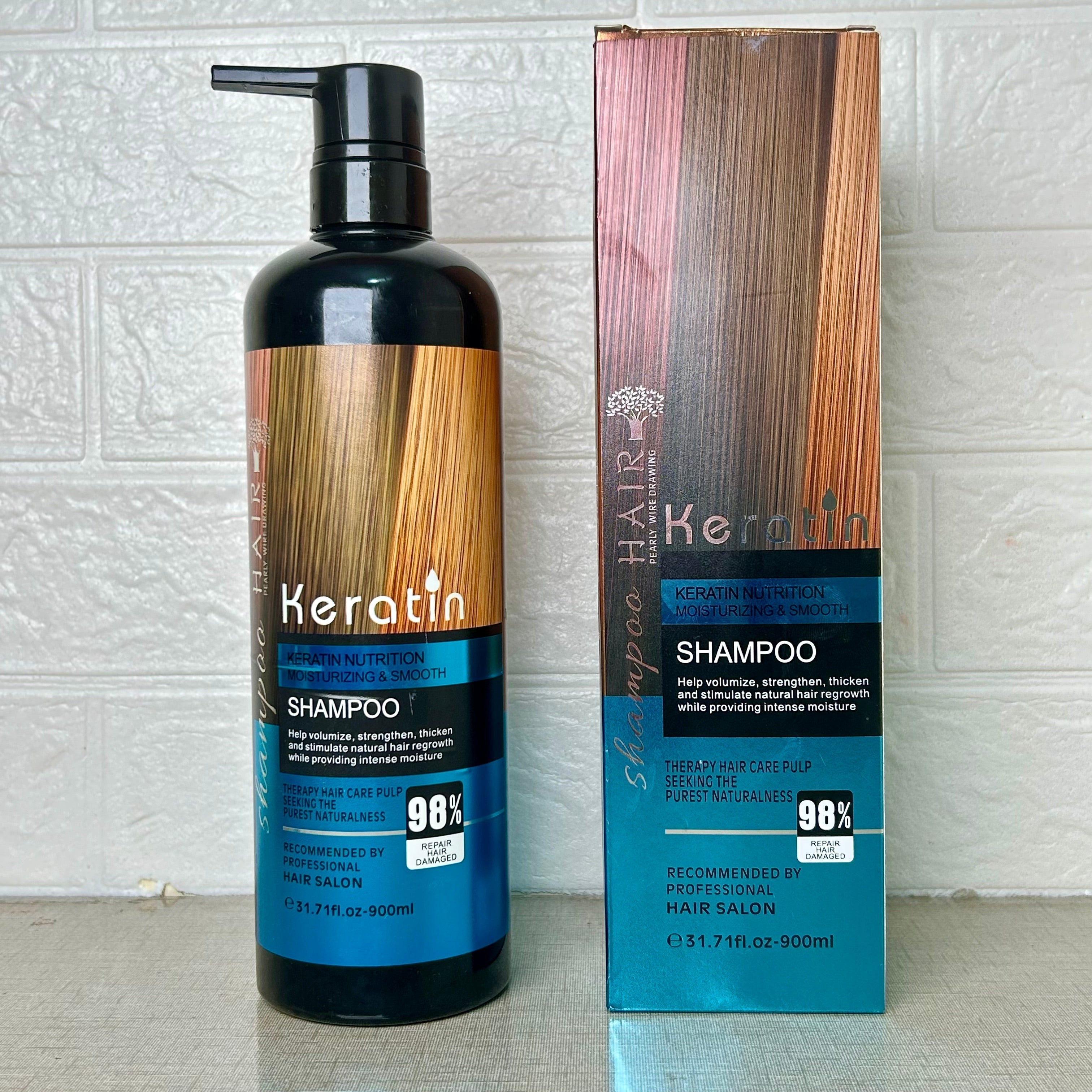 Sulfate-Free Keratin Straightening Hair Shampoo