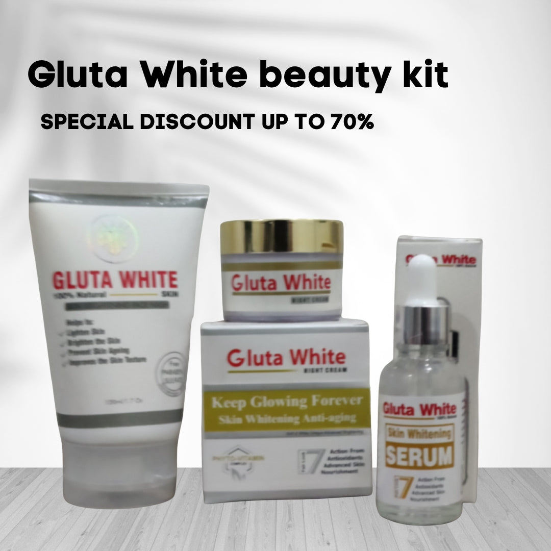 Gluta White 3in1 Face Glowing kit