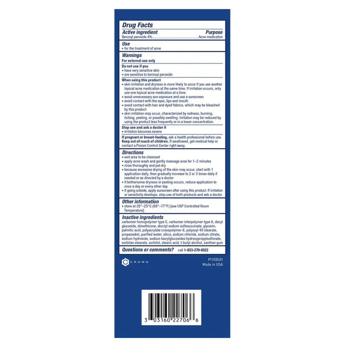 PanOxyl Acne Creamy Wash