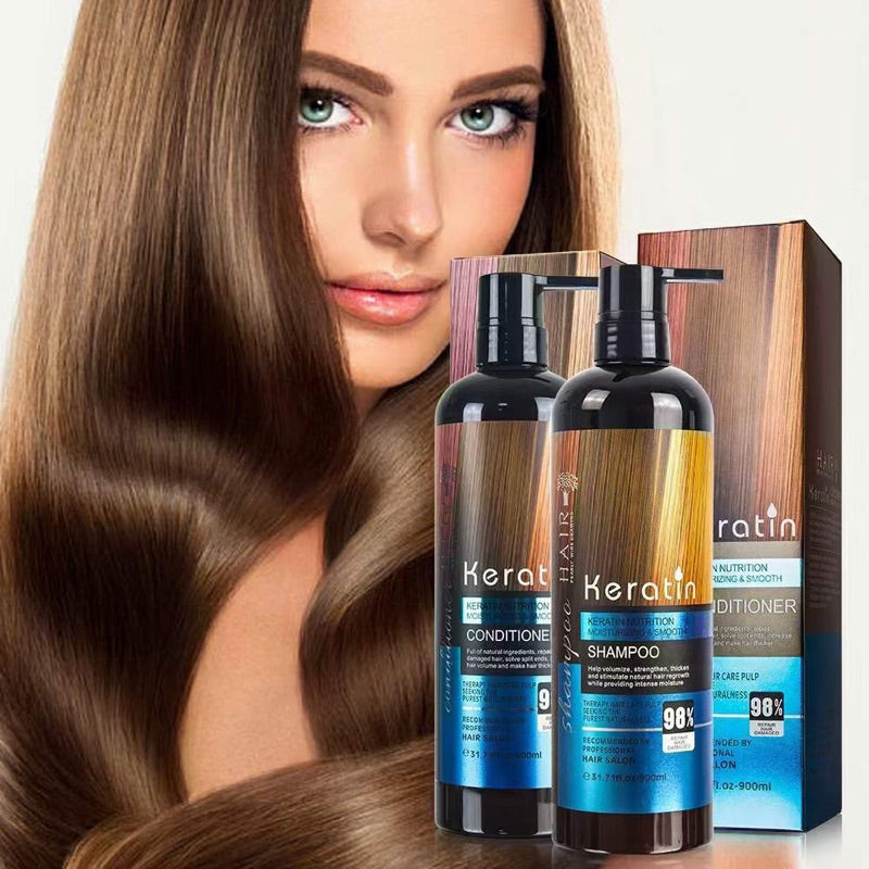 Sulfate-Free Keratin Straightening Hair Shampoo